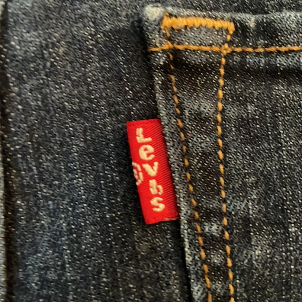 Levi Jeans 512 Bootcut Perfectly Slimming Stretch Size 6L Dark Wash 28x34 - Picture 11 of 13
